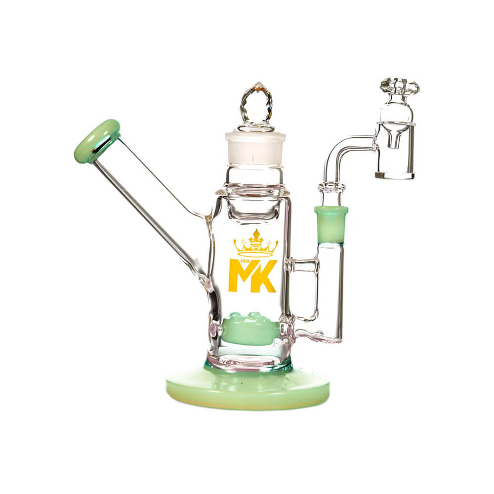 MKGlass MK200 Stash Rig w/ Built-In Jar Set 7" (Glass Water Pipe Kit)