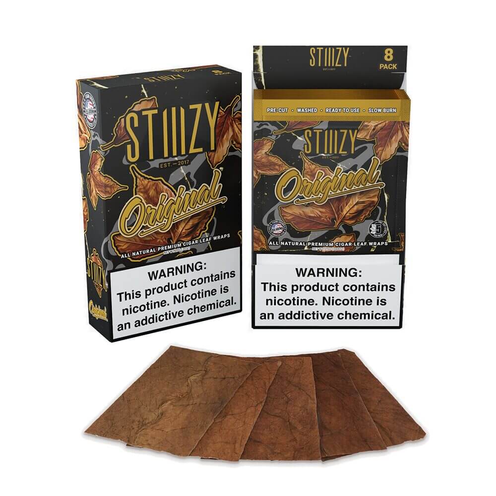 STIIIZY Premium Wraps 6-Pack (8ct Counter Display) | MOQ 10 | Original