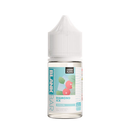 Blank Bar 15000 Puff Salt Series E-Liquid 30mL (Salt Nic) | Diamond Ice