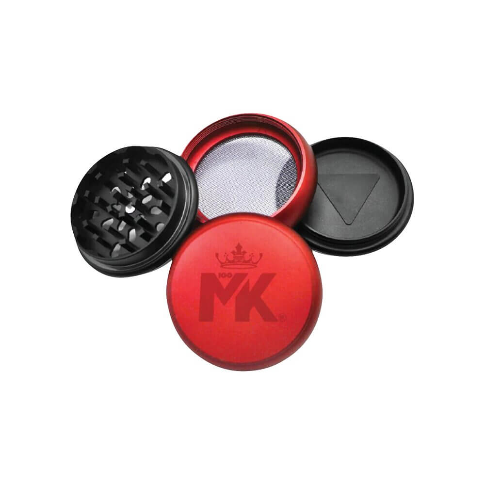 MKGlass MKGR3 Double Decker Premium Grinder Display (6pc Display) | Red