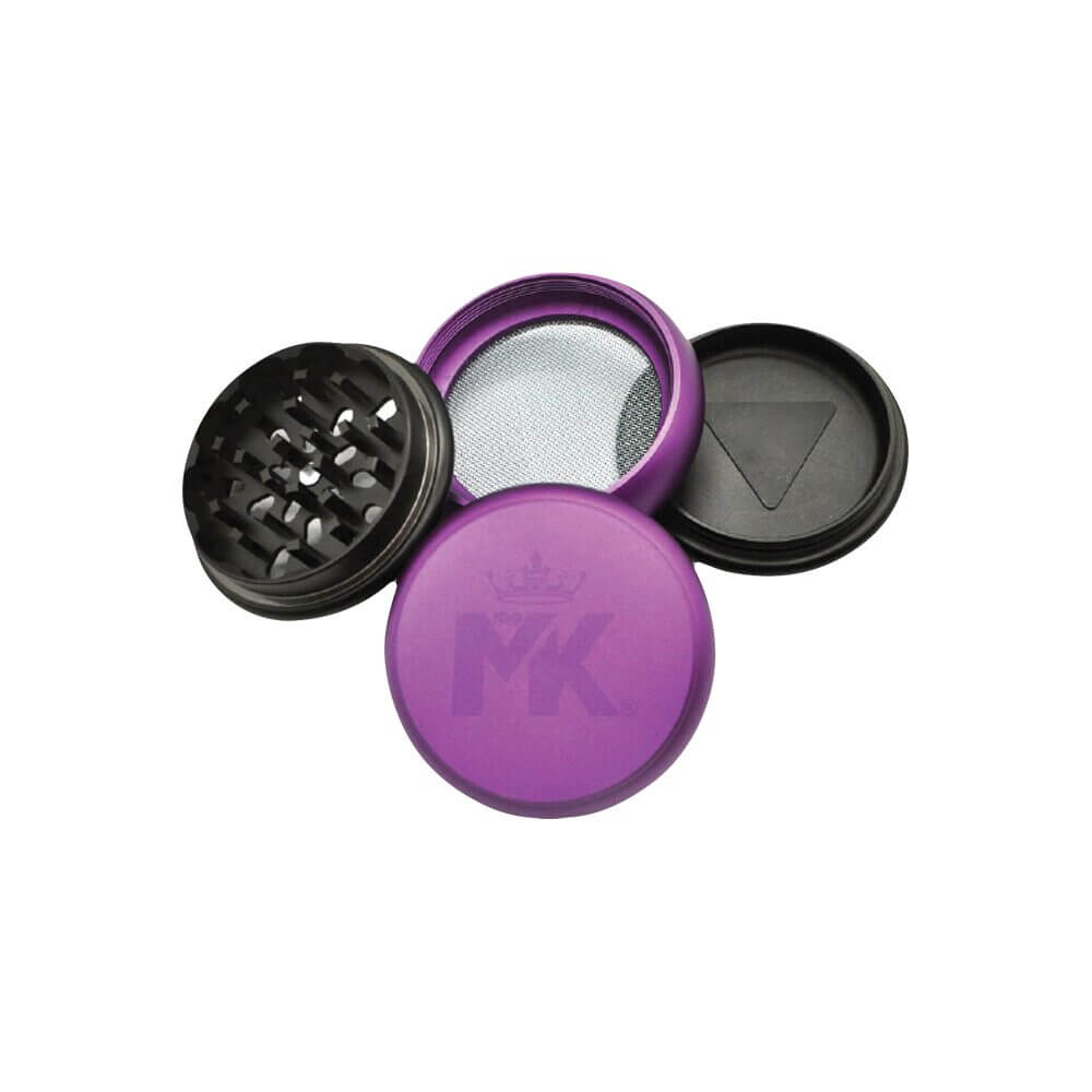 MKGlass MKGR3 Double Decker Premium Grinder Display (6pc Display) | Purple