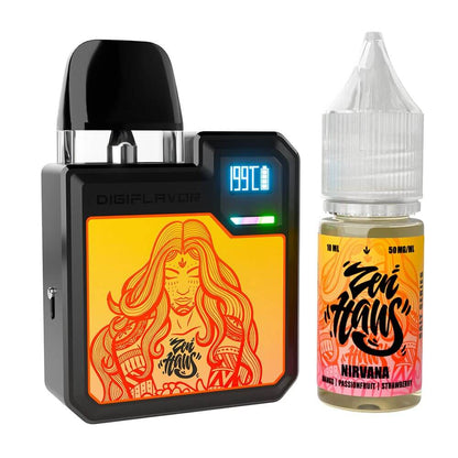 Geekvape Digi-Q Kit + Daddy’s Vapor 10mL Salts 48mg,50mg (Pod System + E-Liquid) | Nirvana