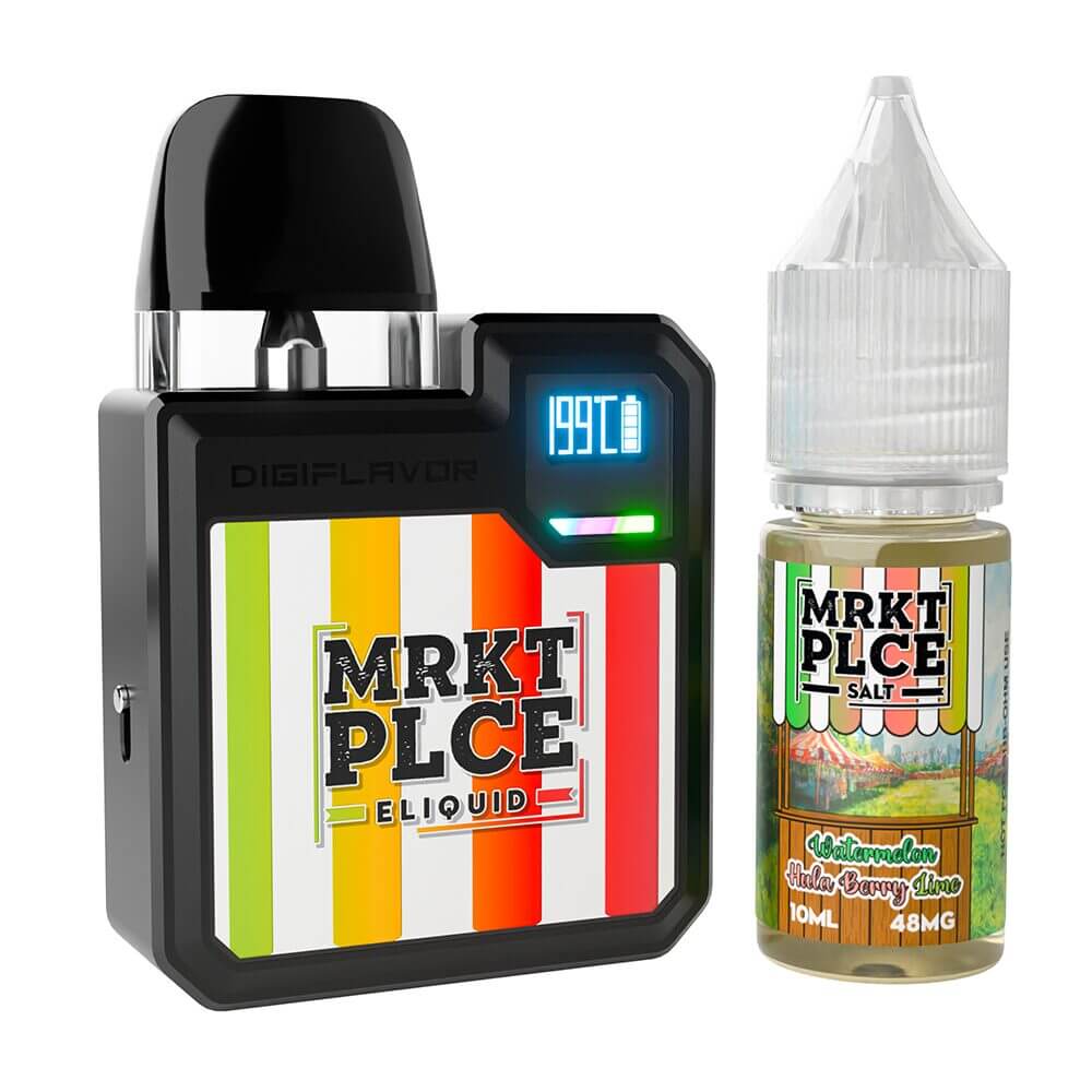 Geekvape Digi-Q Kit + Daddy’s Vapor 10mL Salts 48mg,50mg (Pod System + E-Liquid) | Watermelon Honey Berry Lime