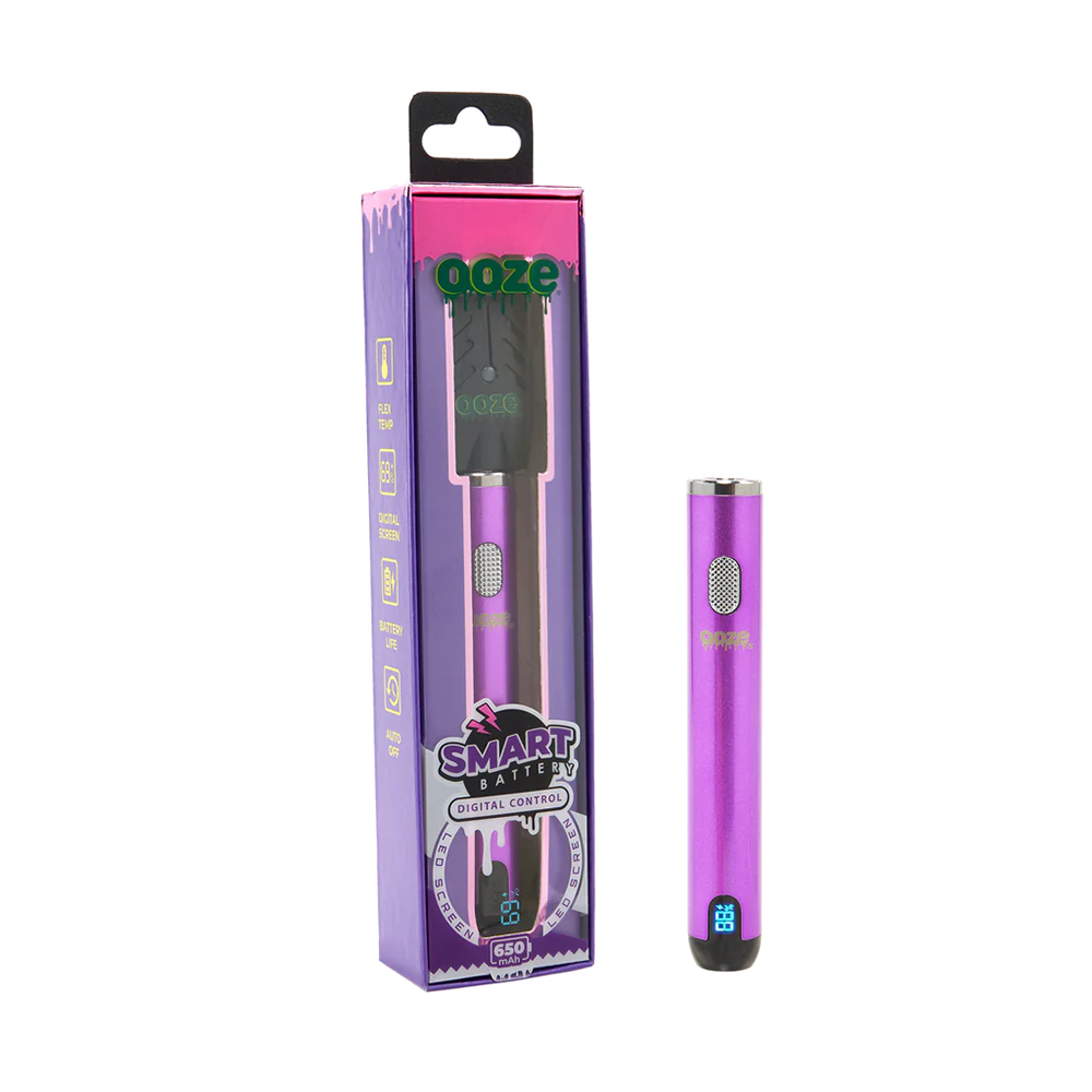 Ooze Smart 510 Battery + USB (650mAh) | Purple with Packaging