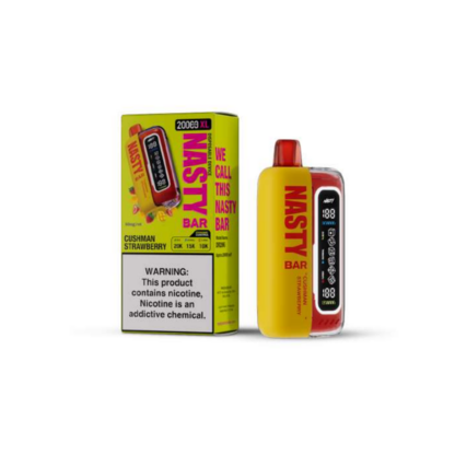 Nasty Bar XL Disposable 20,000 Puffs 17mL 50mg | MOQ 5 | Cushman Strawberry with packaging