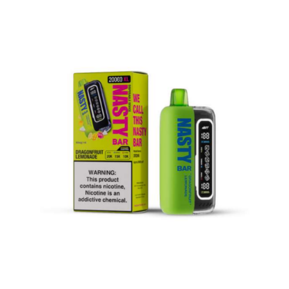 Nasty Bar XL Disposable 20,000 Puffs 17mL 50mg | MOQ 5 | Dragonfruit Lemonade with packaging