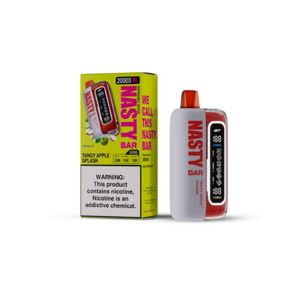 Nasty Bar XL Disposable 20000 Puffs 17mL 50mg | MOQ 5 Tangy Apple Splash with Packaging