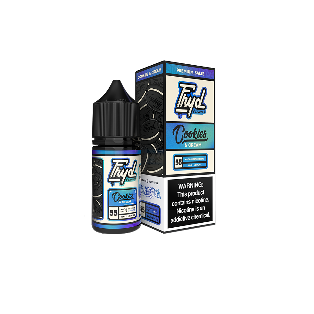 FRYD Salt Series E-Liquid 30mL (Salt Nic) Cookies & Cream with Packaging