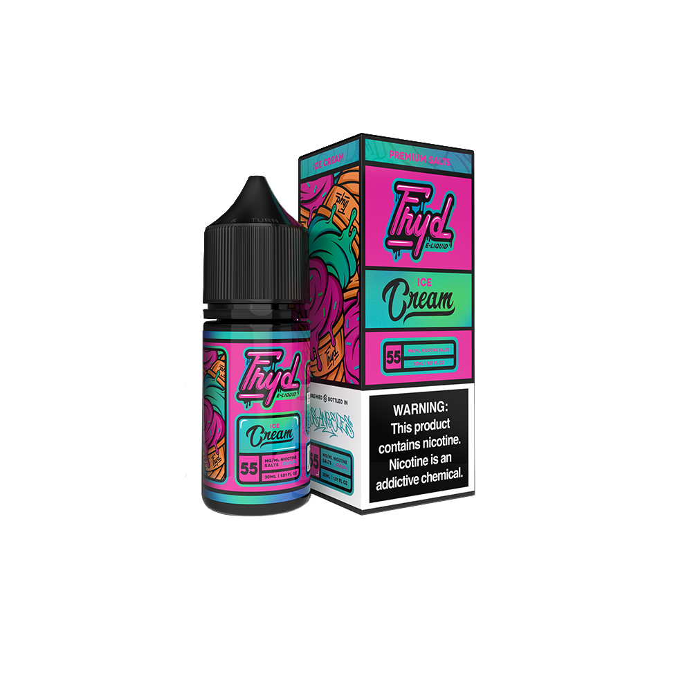 FRYD Salt Series E-Liquid 30mL (Salt Nic) Ice Cream with Packaging