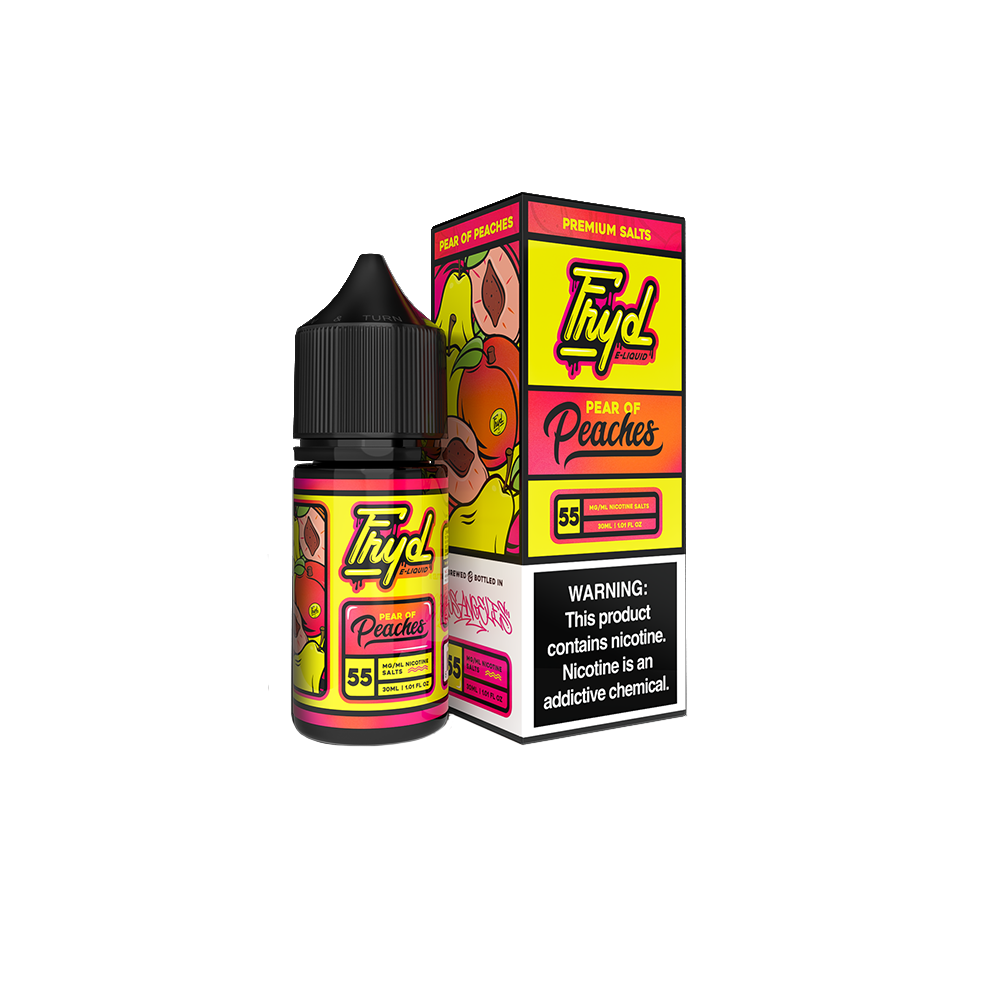 FRYD Salt Series E-Liquid 30mL (Salt Nic) Pear Of Peaches with Packaging