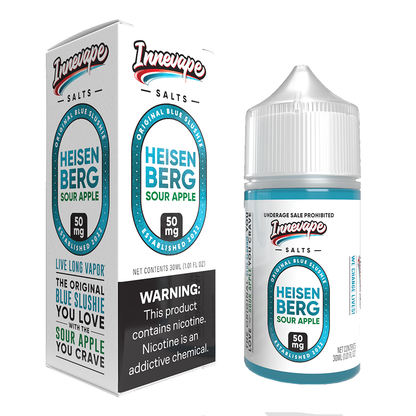 Innevape Salt Series E-Liquid 30mL (Salt Nic) Heisenberg Sour Apple with Packaging