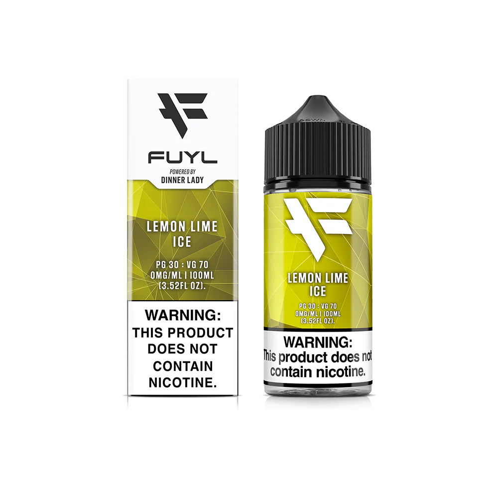 Fuyl Series E-Liquid 30mL (Salt Nic) Lemon Lime Ice with packaging