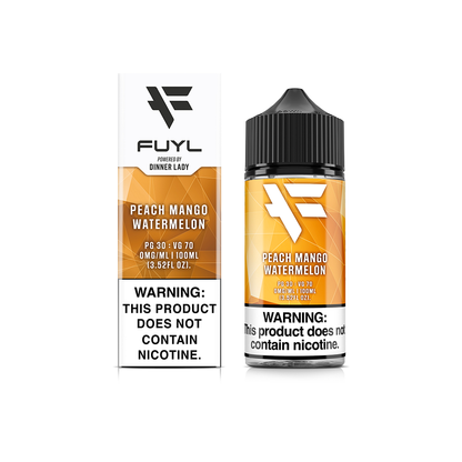 Fuyl Series E-Liquid 30mL (Salt Nic) Peach Mango Watermelon with packaging