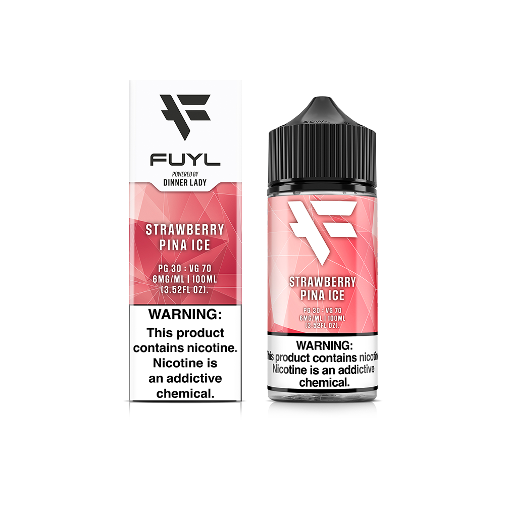 Fuyl Series E-Liquid 30mL (Salt Nic) Strawberry Pina Ice with packaging