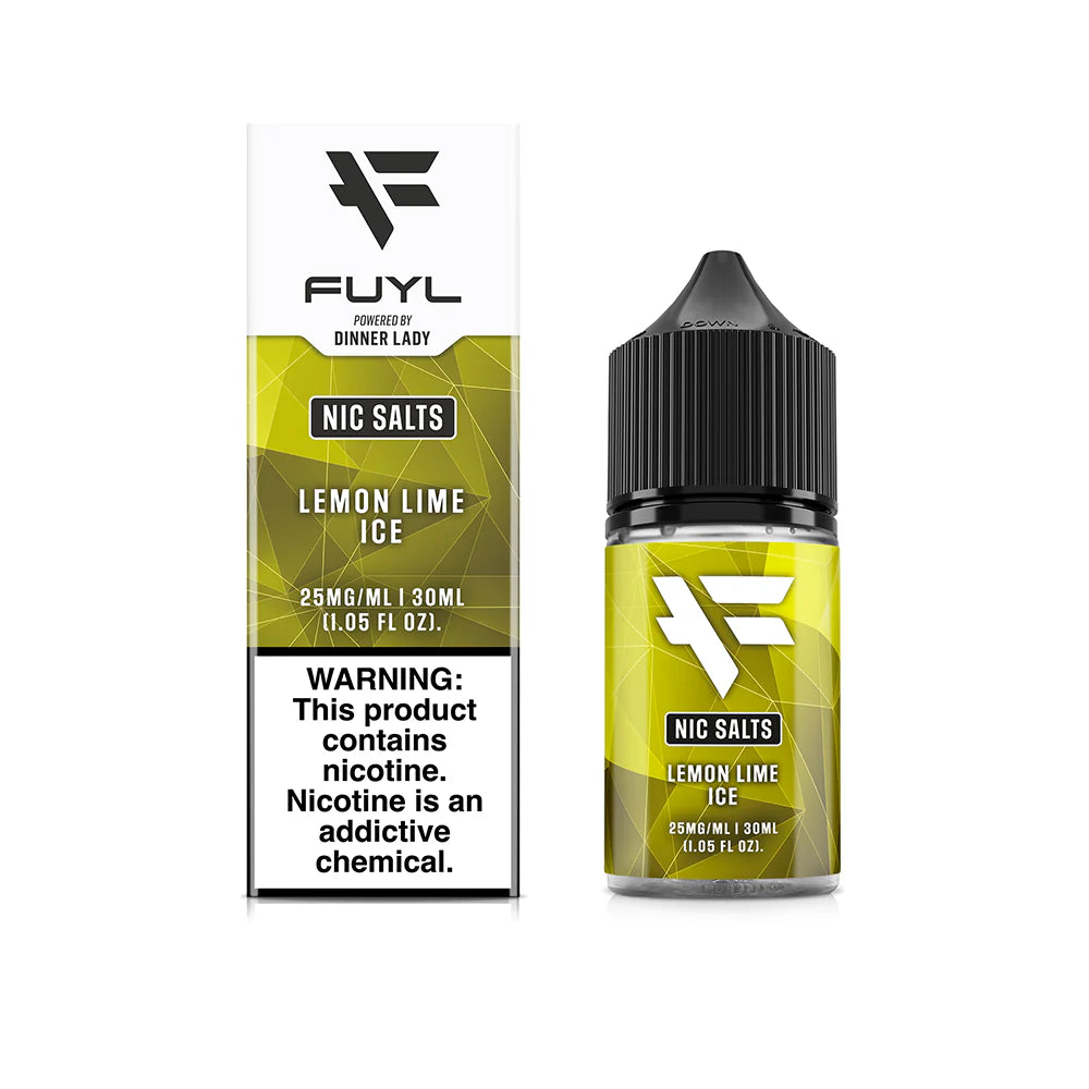 Fuyl Series E-Liquid 30mL (Salt Nic) Lemon Lime Ice with packaging