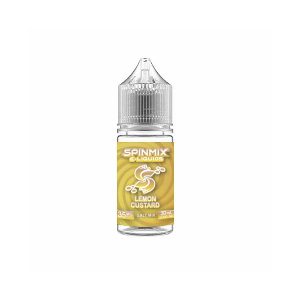 Spinmix E-Liquid 30mL (Salt Nic) Lemon Custard