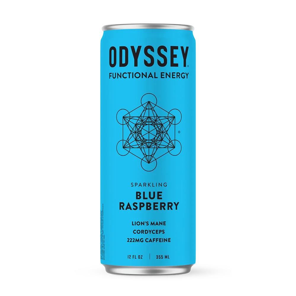 Odyssey 222 Mushroom Drink Blue Raspberry