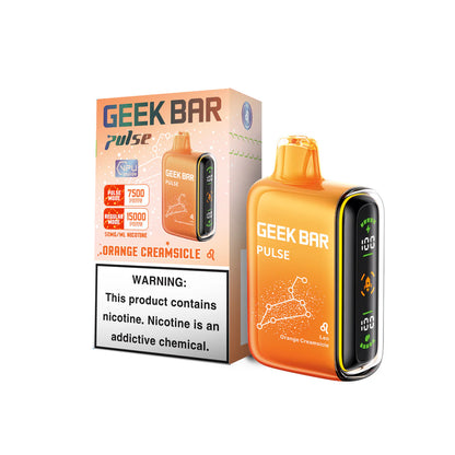 Geek Bar Pulse 7500 Puffs 5% Orange Creamsicle with Packaging