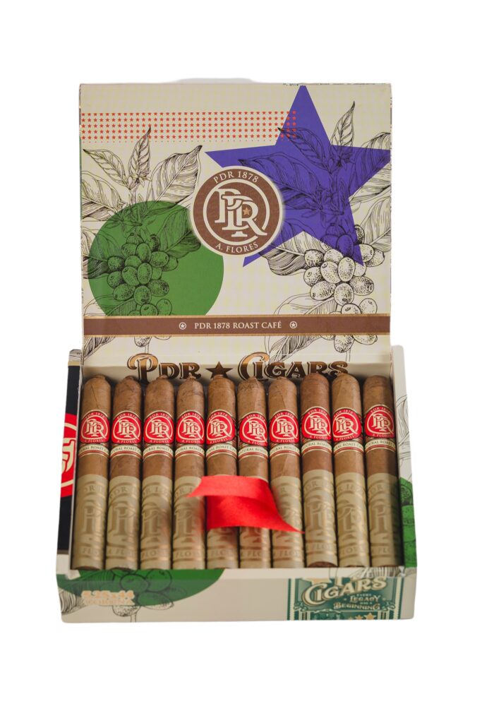 Pdr Cafe Cigar 6X52 20Ct Natural Box