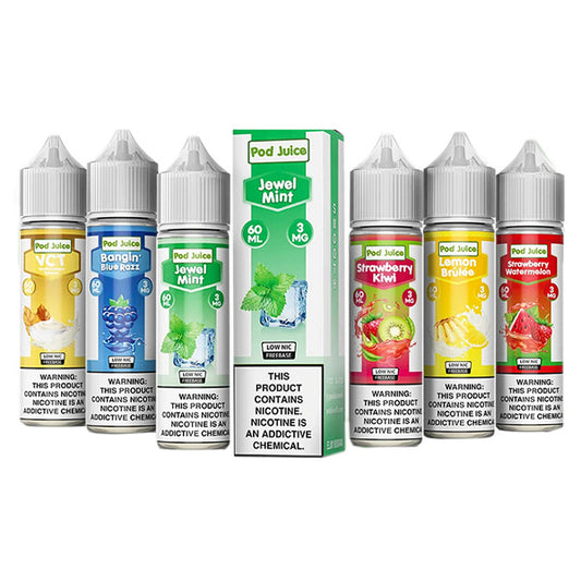 Pod Juice Series E-Liquid 60mL (Freebase)