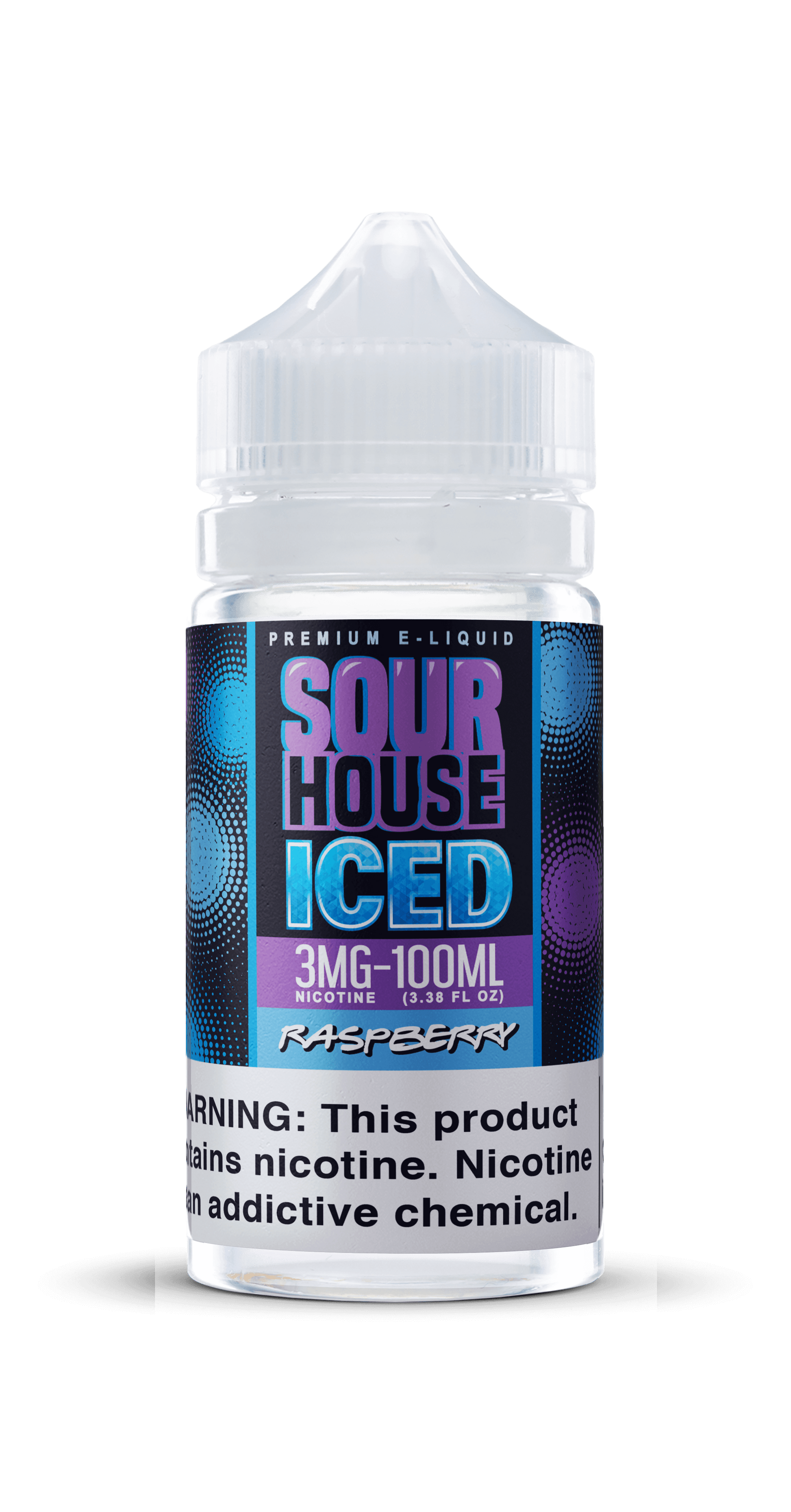 Sour House E-Juice 100mL (Freebase) | Raspberry Iced