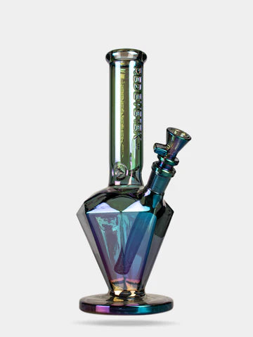 Red Eye Tek 11" Water Pipe K3144 Green | Glass