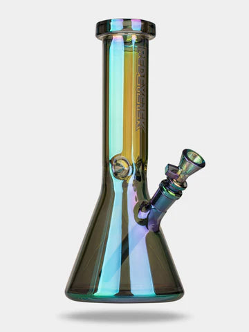 Red Eye Tek 12" Water Pipe Green| Glass