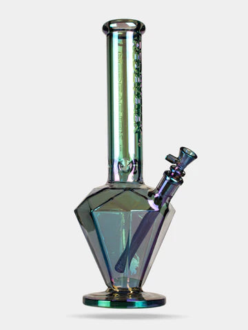Red Eye Tek 15" Water Pipe K3145 Green| Glass