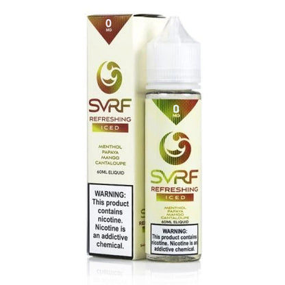 SVRF Series E-Liquid 60mL (Freebase) Refreshing Iced with packaging