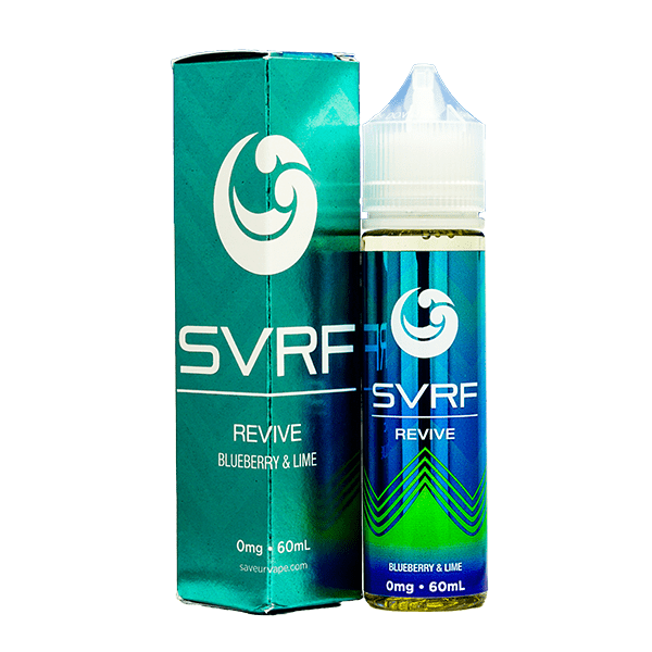 SVRF Series E-Liquid 60mL (Freebase) Revive with packaging