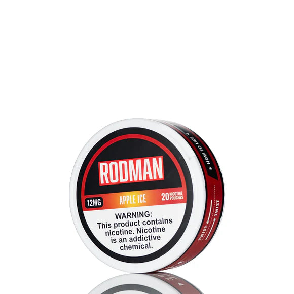 Rodman 5 Ct Roll 20 Pouches Apple Ice (12mg)
