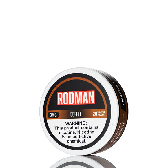 Rodman 5 Ct Roll 20 Pouches Coffee (3mg)