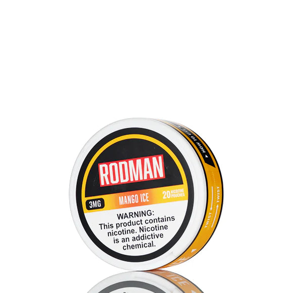Rodman 5 Ct Roll 20 Pouches Mango Ice 3mg
