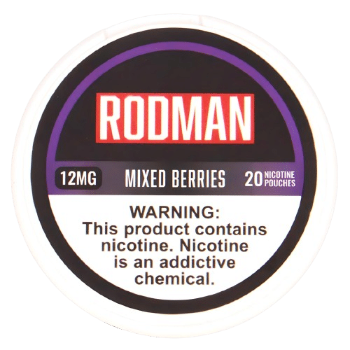 Rodman 5 Ct Roll 20 Pouches Mixed Berries (12mg)