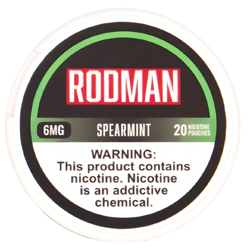 Rodman 5 Ct Roll 20 Pouches Spearmint (6mg)