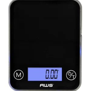 AWS SCALES CUBE-100-BLK-LED