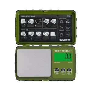 TRUWEIGH TUFF-WEIGH SCALE - 1000G X 0.1G - GREEN