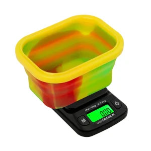 TRUWEIGH MINI CRIMSON SILICONE BOWL SCALE 100G X 0.01G - RASTA