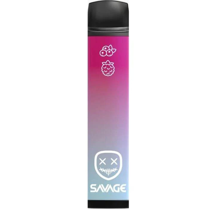 Savage Vapor 5000 Puff 3% 10PK | Blueberry Raspberry