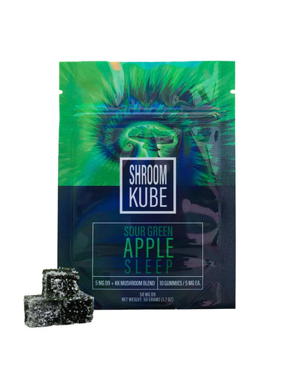 Shroom Kube 10Pk Sour Green Apple (Sleep)