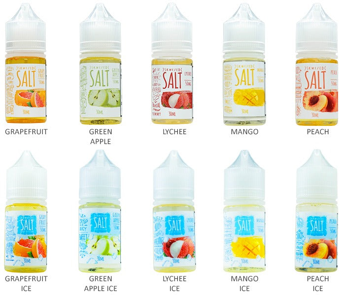 Skwezed Salt Series E-Liquid 30mL (Salt Nic) | Group Photo