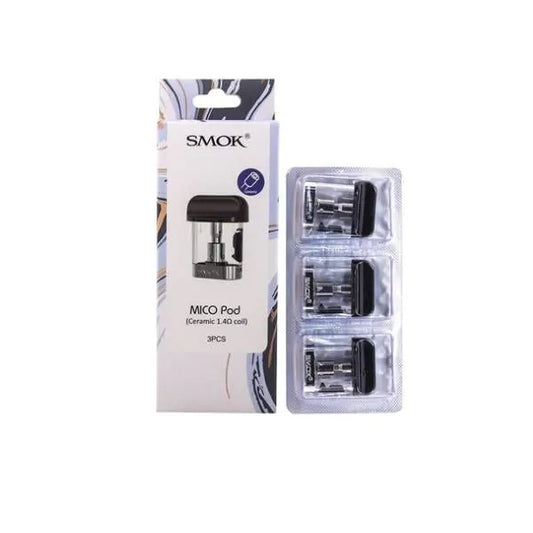 Smok Mico Pod 3Pcs Ceramic 1.4Ohm Coil with packaging