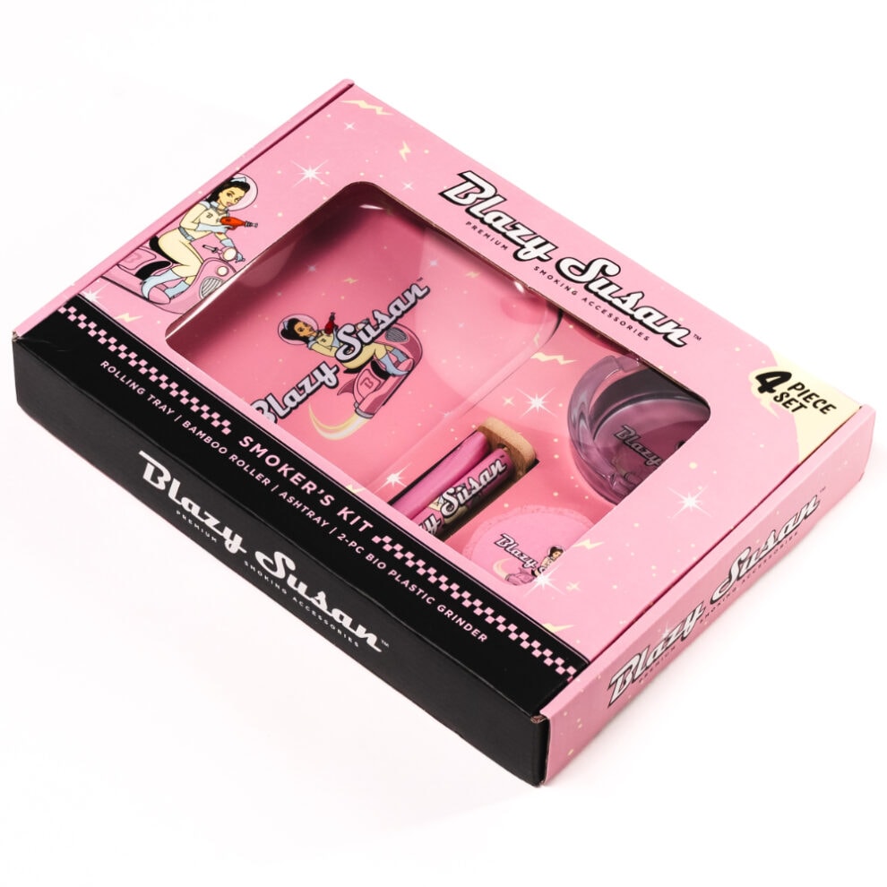 Smoker's Kit 4 Piece Set Spacey Susan| Closed Box