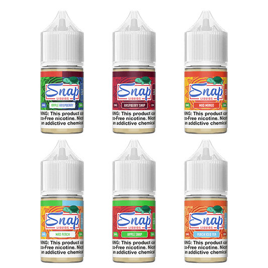 Snap Liquids Salt Series E-Liquid 30mL (Salt Nic) Group Photo