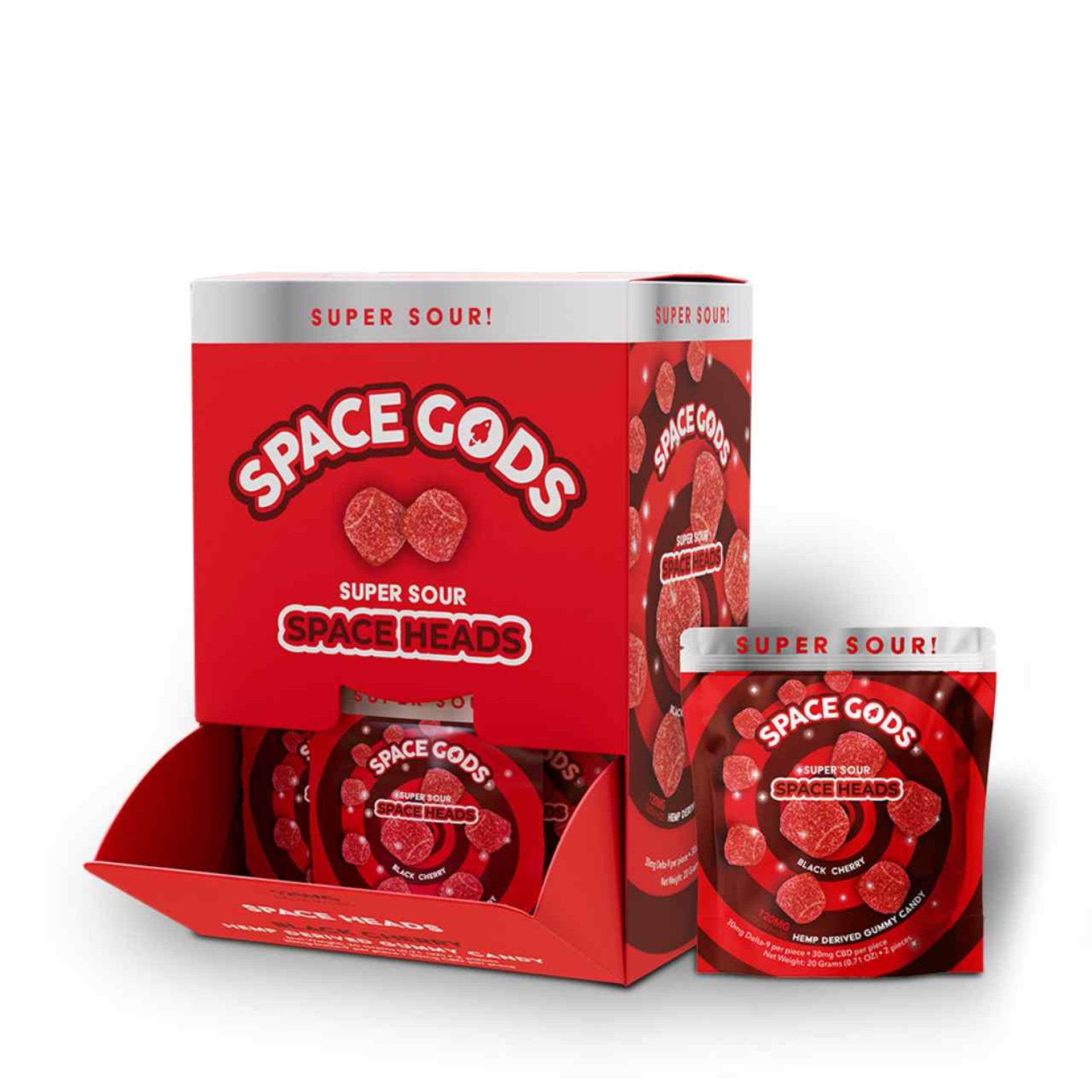 Space Gods 30Pk Black Cherry with Packaging
