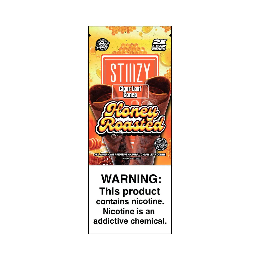 Stiiizy Cigar Leaf Cones 2/15Ct Honey Roasted
