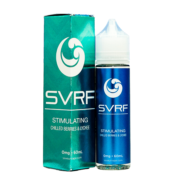 SVRF Series E-Liquid 60mL (Freebase) Stimulating with packaging