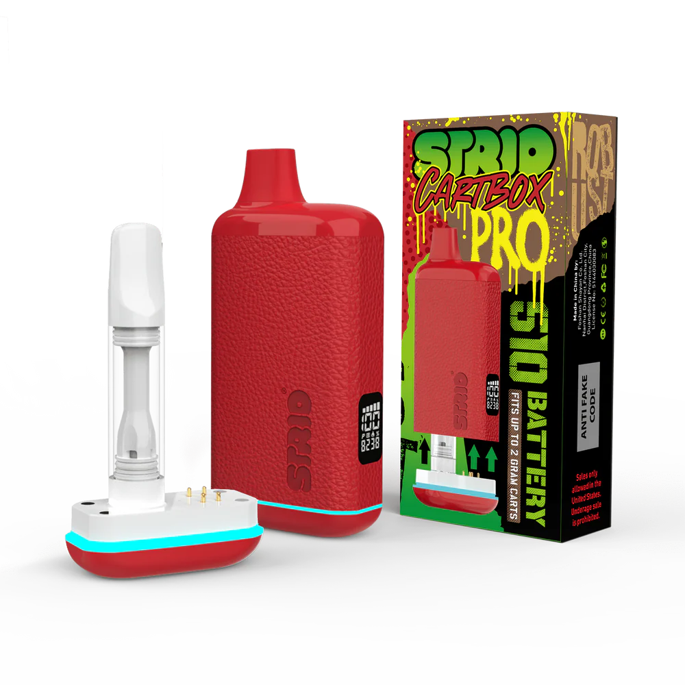 Strio Cartbox Pro W/Screen Amulet Red with packaging
