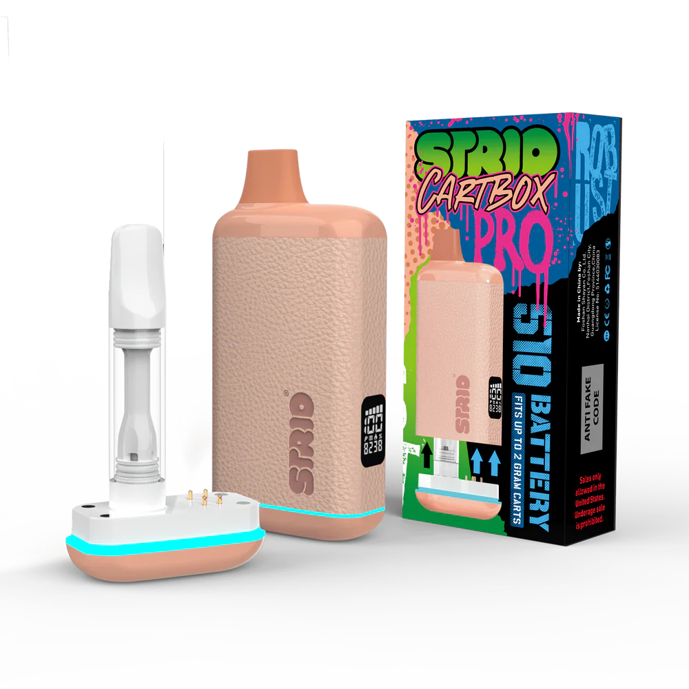 Strio Cartbox Pro W/Screen Flamingo Pink with packaging