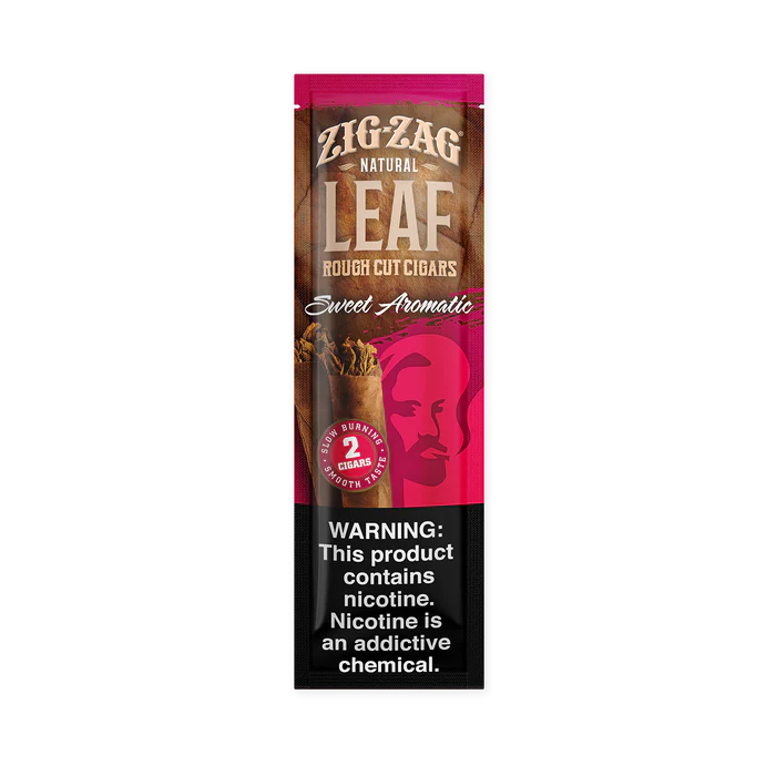 Zig-zag Natural Leaf Rough Cut Cigars Sweet Aromatic